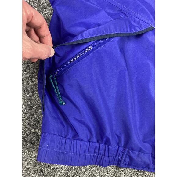 VTG 90s Columbia Sportswear Radial Sleeve Jacket Men Purple Teal Fleece Lined L - Picture 7 of 10